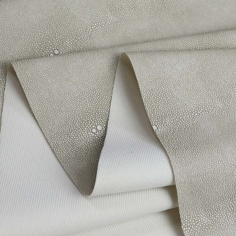 Craiceann Éisc Diabhal PVC Ábhar Troscán Sofa Leathar Saorga Uiscedhíonach