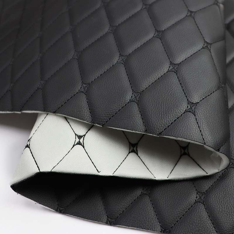 Bróidnéireacht Foam Ilchodach PVC Leathar Fabraic Clúdach Suíochán Automoible