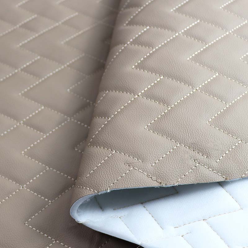 Foaming Stitch Abrasion Carranna Frithsheasmhach in PVC Ábhar Leathar Faux