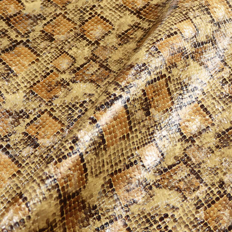 Málaí Bróga Craiceann Snake Crystal PU Leathar aithrise