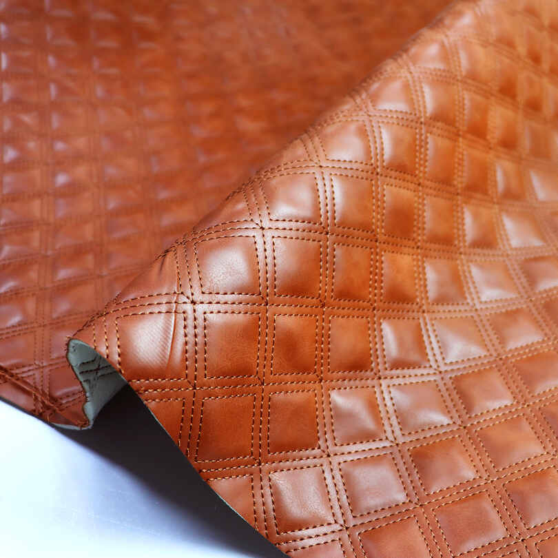 Foam Fuála Spúinse Carranna Feithicleach Cuilteáilte Saorga Fabraic Leathar PVC