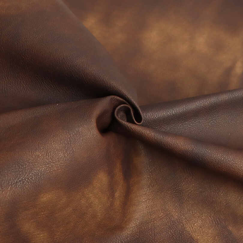 Fabraic Éadaí Leathar Faux Dhá-ton Vintage PU